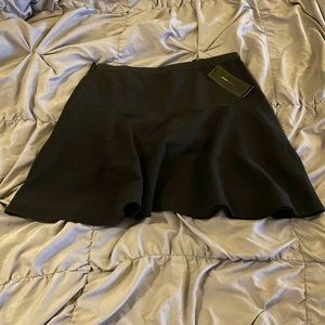 **BCBG MaxAzaria Vintage Black Skater Skirt - Size Medium**